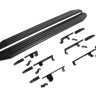 Порог-площадка "Premium-Black" RIVAL для Jetour X90 Plus 2023- FWD,РКПП / Soueast S0 2024-