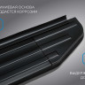 Порог-площадка "Premium-Black" RIVAL для Jetour X90 Plus 2023- FWD,РКПП / Soueast S0 2024-
