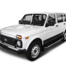 Порог-площадка "Premium" для Lada Lada 4x4 5D 1993- (Rival)