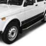 Порог-площадка "Premium" для Lada Lada 4x4 5D 1993- (Rival)