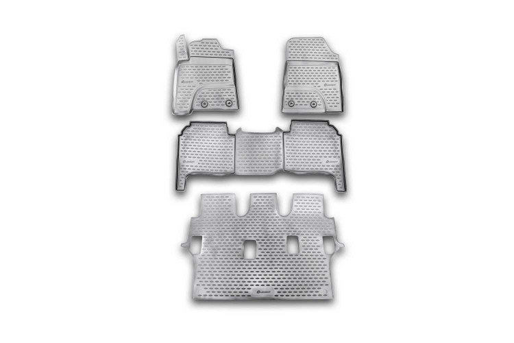 Коврики в салон TOYOTA Land Cruiser 200, 01/2012-> 4 шт. (полиуретан) Autofamily
