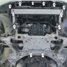 Защита Motodor для Infiniti G 25 2010-2012 (закрывает Двигатель; Сталь 2 мм)