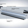 Порог-площадка "Bmw-Style" для Kia Seltos 2019- (Rival)