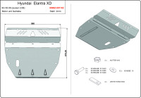 Защита картера и КПП Шериф для Hyundai Elantra (ТАГАЗ) (2000 - 2010) сталь