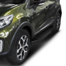 Порог-площадка "Premium-Black" для Renault Kaptur 2016-2020 (Rival)