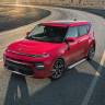 Порог-площадка "Bmw-Style" для Kia Soul 2019- (Rival)