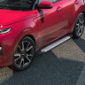 Порог-площадка "Bmw-Style" для Kia Soul 2019- (Rival)