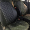 Чехлы "Ромб" для Hyundai Solaris/Kia Rio IV 2011- (хэтчбек)