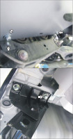 Защита Motodor для Mitsubishi Pajero IV 2012-2020 (закрывает Задний Бампер; Алюминий 5 мм)