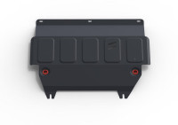 Защита картера + КПП Ford Fiesta, V -1.3; 1.4; 1.6 (2015-) АвтоБРОНЯ сталь