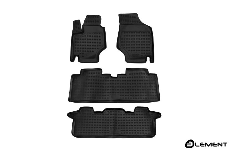 Коврики в салон HYUNDAI Trajet 1999-2008, МКПП, 4 шт. (полиуретан) Autofamily