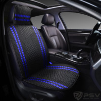 Накидка массажная PSV P2006 плетенный лен (Черный/Синяя линия), 1 шт.