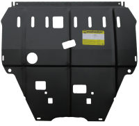 Защита Motodor для Citroen C4 Grand Picasso  2006-2010 (закрывает Двигатель, КПП; Сталь 2 мм)