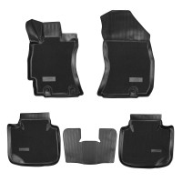 Коврики салонные комбинированные для Subaru Outback V 3D (2014-) Норпласт