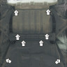 Защита Motodor для Mitsubishi Pajero IV  2006- (закрывает Двигатель, КПП; Сталь 3 мм, 2 части)
