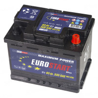 Аккумулятор EUROSTART Blue (60 Ач, 12 V) Обратная, R+ L2