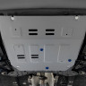 Защита картера и КПП для Kia Sonet 2024-;1.5;FWD;МКПП;CVT, Rival, Алюминий