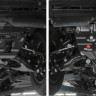 Защита радиатора Toyota Land Cruiser 150 Prado, V - 2.7; 3.0d; 4.0; 2.8d (2009-2013) АвтоБРОНЯ сталь