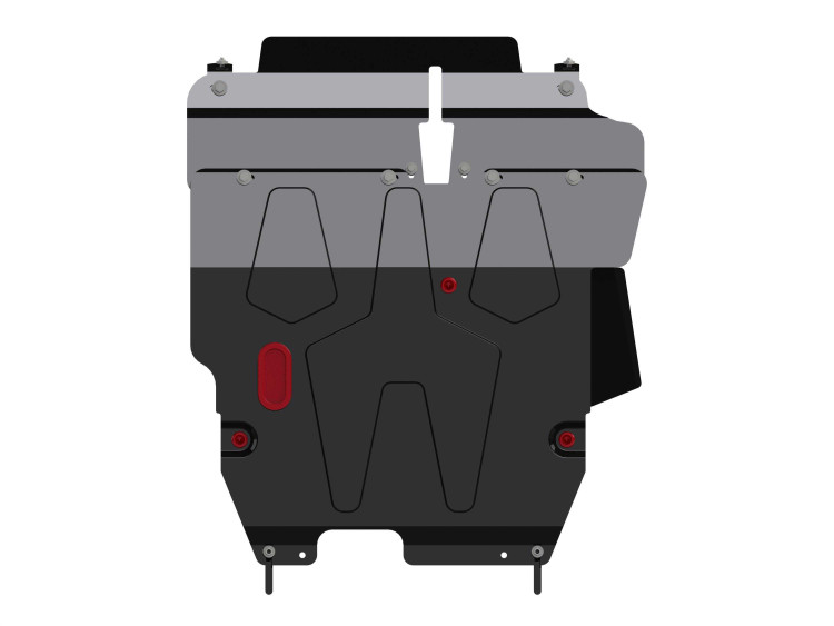 Защита картера и КПП Шериф для Mitsubishi Airtrek (2001 - 2008) сталь