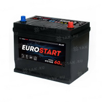 Аккумулятор EUROSTART Blue Asia (60 Ач, 12 V) Обратная, R+ D23