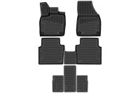 Коврики 3D в салон для VOLKSWAGEN ID.6 (I) 2021 -, 6 мест, 7шт. (полиуретан) Autofamily