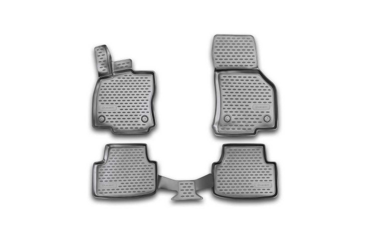 Коврики 3D в салон SKODA Octavia A7 2013- / IV (A8) 2020- 4 шт. (полиуретан) Autofamily