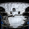 Комплект защиты днища автомобиля для Lixiang L7 2022-; 1.5PHEV; 4WD; АКПП, Rival, Алюминий