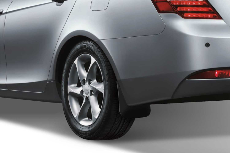 Брызговики задние для GEELY Emgrand (EC-7), сед. 2011-2016, 2 шт. (полиуретан) / Джили Эмгранд