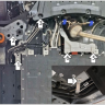 Защита Motodor для Geely EX5 EM-R 2025- /EM-i 2025- (закрывает силовые провода; Сталь 2 мм)