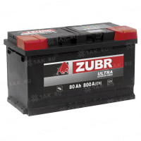 Аккумулятор ZUBR AGM 80 Ач, 12 V Обратная, R+