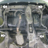 Защита Motodor для KIA Rio 2000-2005 (закрывает Двигатель, КПП; Сталь 2 мм)