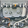 Защита Motodor для Geely EX5 EM-R 2025- /EM-i 2025- (закрывает топливный бак; Сталь 2 мм)