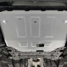Защита картера + КПП для Hyundai Bayon 2022-;1,4;FWD;АКПП, Rival, Алюминий