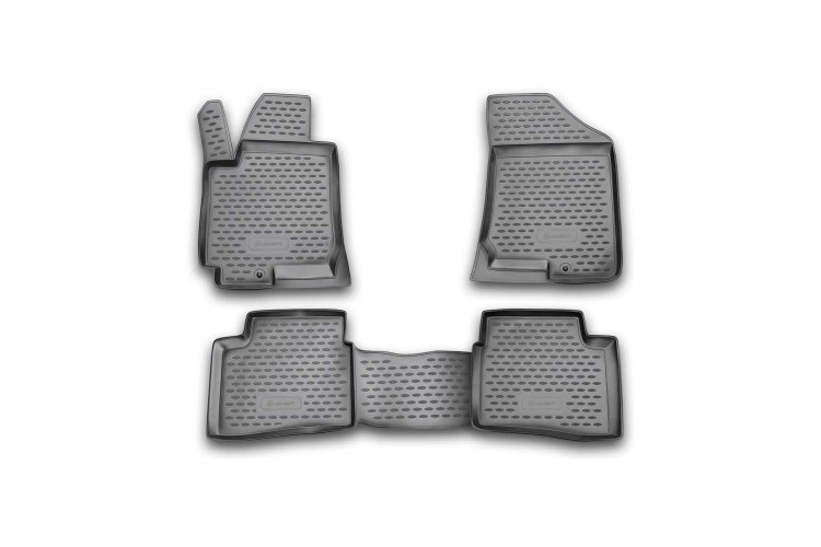 Коврики в салон KIA Pro-Ceed 3D 2008->, 4 шт. (полиуретан) Autofamily