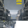 Защита Motodor для Volkswagen Touareg 2006-2010 (закрывает Задний дифференциал; Алюминий 5 мм)