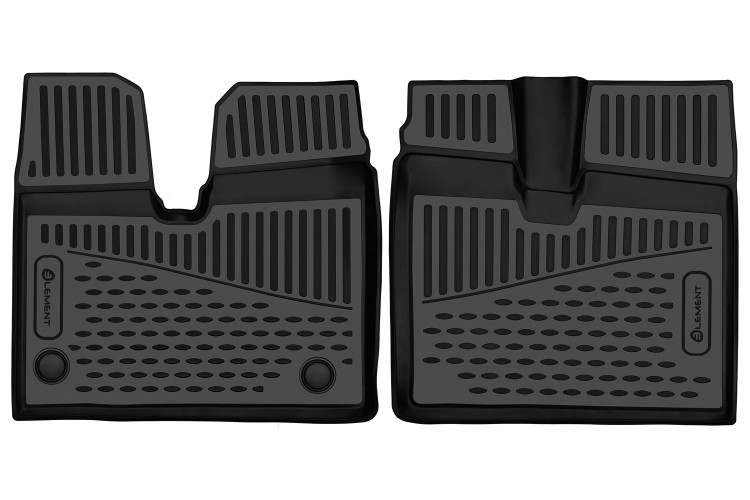 Коврики 3D в салон для SITRAK С7H 2023-, тягач, 2шт. (полиуретан) Autofamily