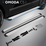 Порог-площадка "Slim Silver" RIVAL для Omoda C5 2022-