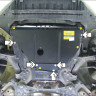 Защита Motodor для Ford Mondeo IV 2010-2015 (закрывает Двигатель, КПП; Сталь 2 мм)