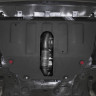 Защита картера + КПП Jeep Renegade, V - 1.4T (170 л.с.); полный привод (2018-) АвтоБРОНЯ сталь