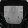 Защита картера + КПП для KIA K5 2020-/Hyundai Sonata (DN8) 2019-, V - 2.0; 2.5; Увеличенная, Rival, Алюминий