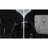 Защита картера + КПП для KIA K5 2020-/Hyundai Sonata (DN8) 2019-, V - 2.0; 2.5; Увеличенная, Rival, Алюминий