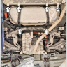 Защита Motodor для GAC S7 2025- (закрывает топливный бак; Алюминий 4 мм)