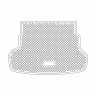 Kia Rio SD (2011) коврик в багажник Норпласт