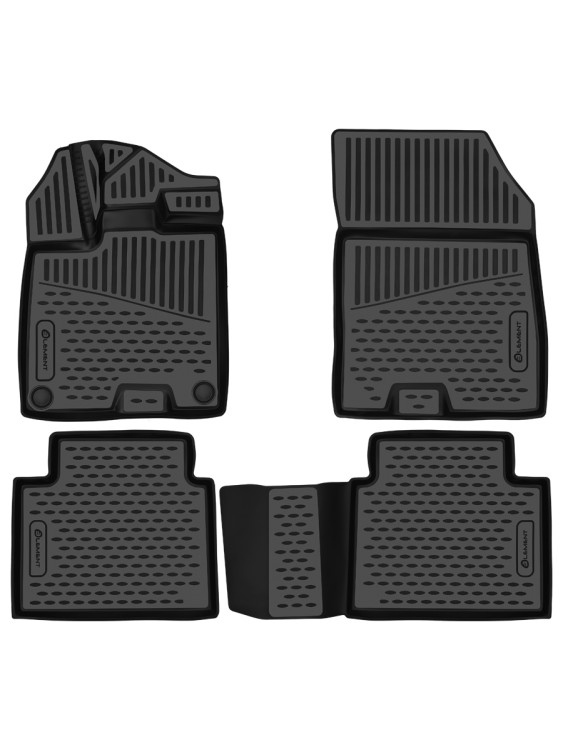 Коврики 3D в салон для GAC GS4 2025-,  4WD, 4 шт. (полиуретан) Autofamily